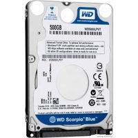 Жесткий диск WD Scorpio Blue 500GB (WD5000LPVT)