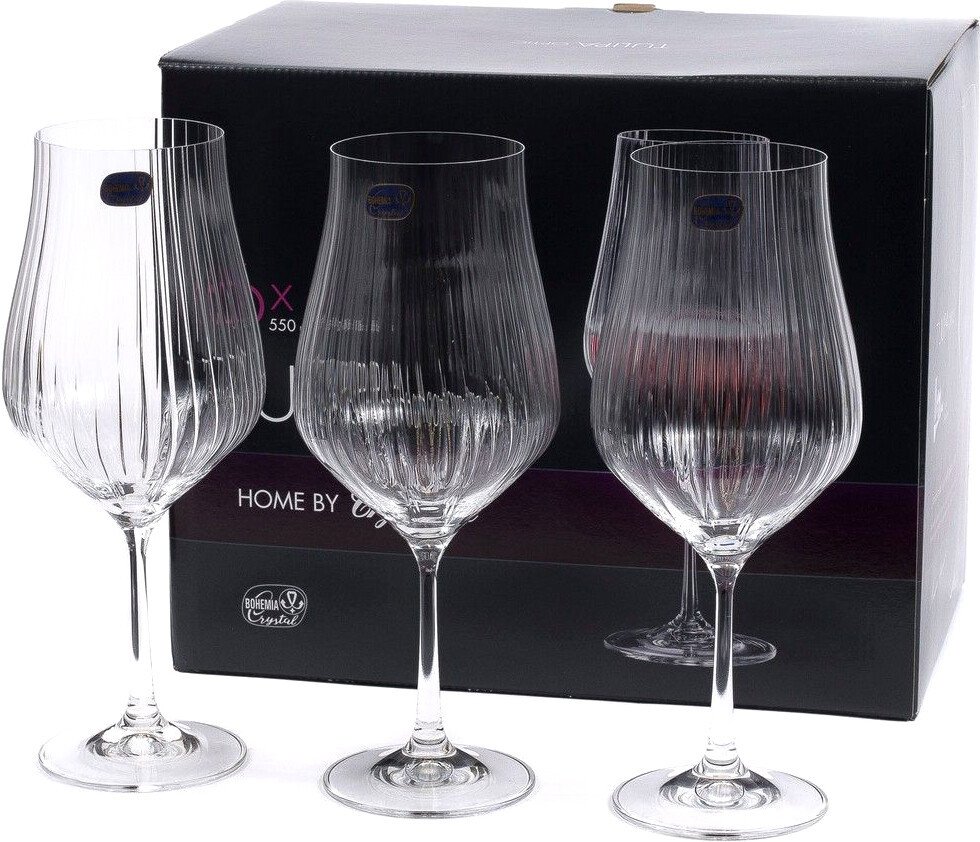 

Набор бокалов для вина Bohemia Crystal Tulipa Optic 40894/36/550