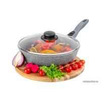Сковорода Elan Gallery Гармония вкуса 120595 (серый мрамор)