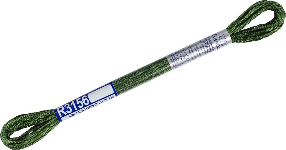 

Нитки для вышивания Gamma Мулине R3156 8 м (зеленый-хаки)
