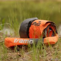 Самонадувающийся коврик TRAMP TRI-002 (оранжевый/серый)