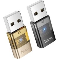 Адаптер Hoco UA36C USB Type-A - USB Type-C (золотистый)