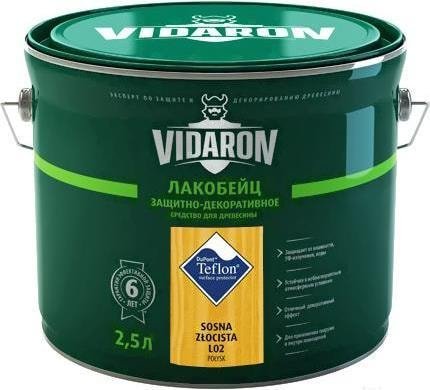 

Лак Vidaron Лакобейц L02 2.5 л (золотистая сосна)