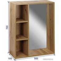 Зеркало Doratiz Лофт 60 2712.113 (с полками, ватан)