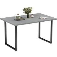 Кухонный стол Mio Tesoro Tako 120x66 (серый/черный)