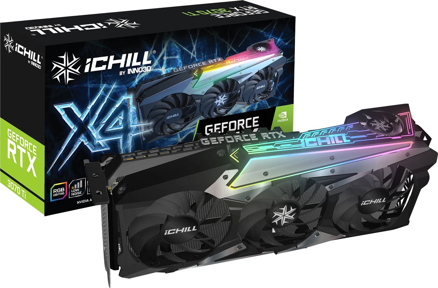 

Видеокарта Inno3D GeForce RTX 3070 Ti iChill X4 C307T4-086XX-1810VA36