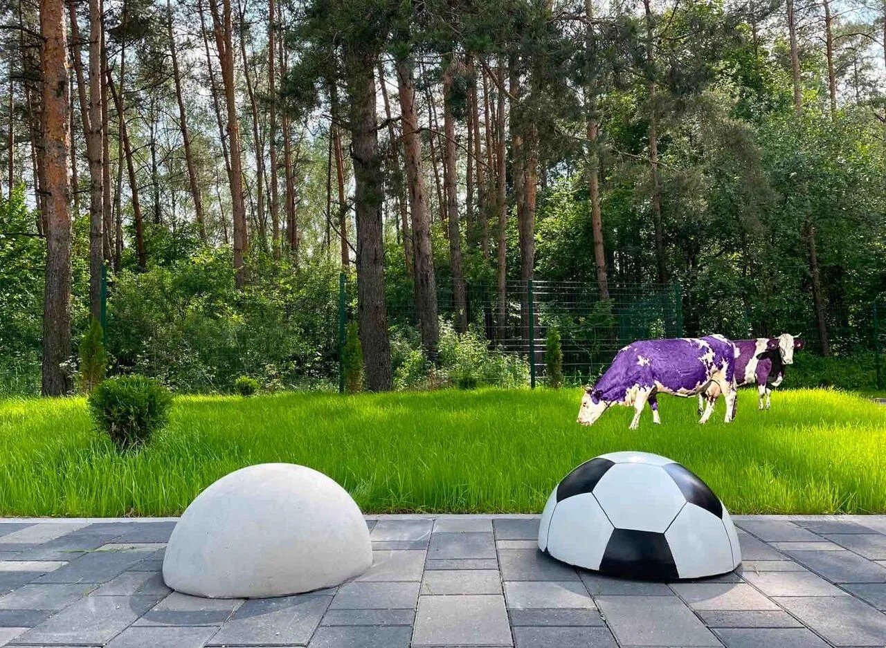 

Полусфера бетонная A-Concrete 440×220 мм