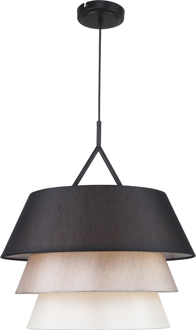 

Люстра средней высоты Escada 10187/3S (черный/бежевый/белый)