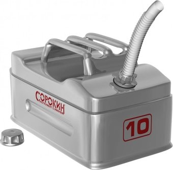 Канистра Сорокин из нержавеющей стали 10л 11.610
