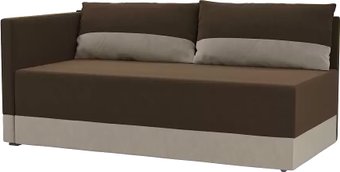 Лига диванов Никас 105202 (левый, коричневый/бежевый)