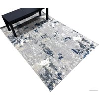 Ковер для жилой комнаты Radjab Carpet Палермо прямоугольник R514A 10650RK 0.8x1.5 (light grey/blue)