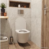 Унитаз подвесной White Wave Trend (белый глянец)