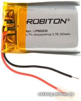Аккумулятор Robiton LP602030 300 mAh 1 шт