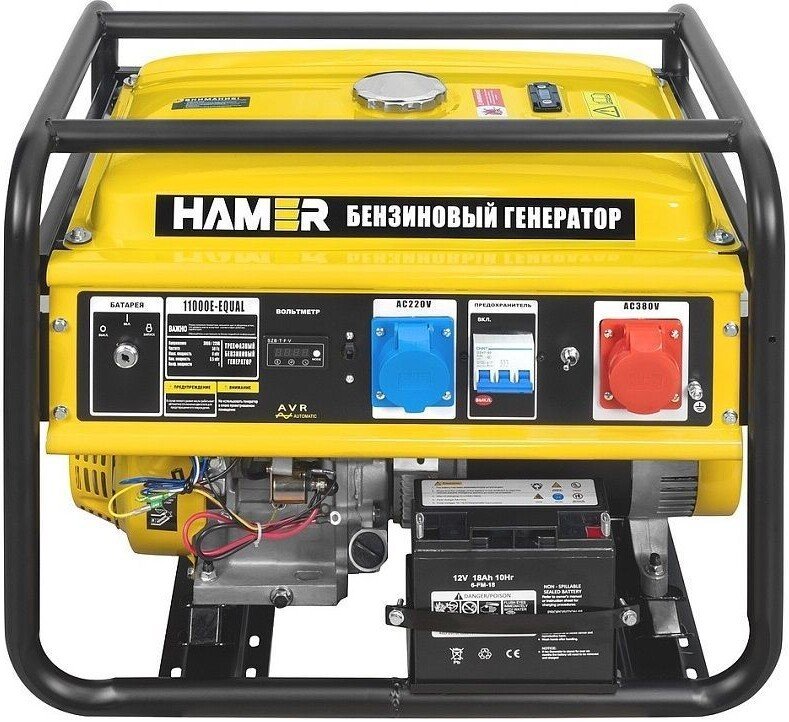 

Бензиновый генератор Hamer 10000E-Equal
