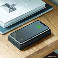 Внешний аккумулятор Native Union Jump+ Wireless Powerbank 12000mAh (серый)