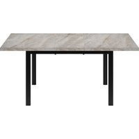 Кухонный стол Senira Велес 120x75 (мрамор эбея/опора черный)