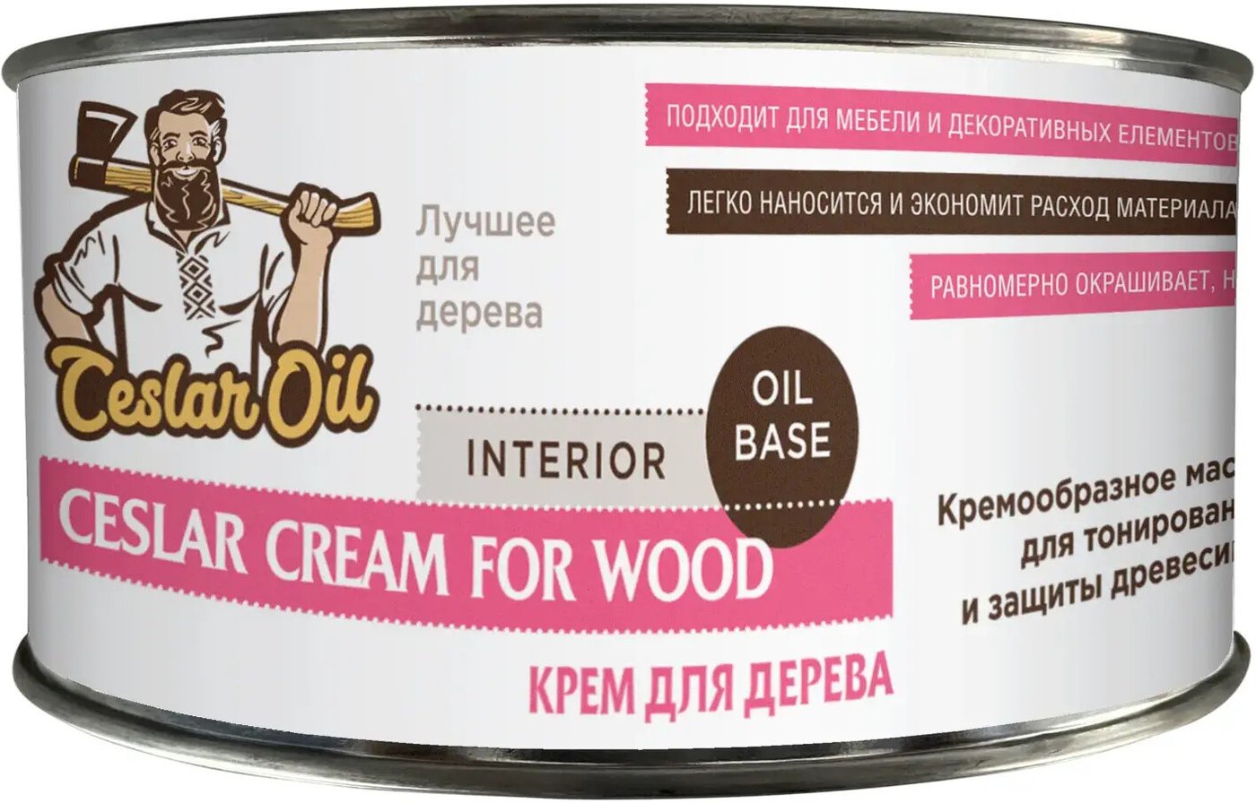 

Масло Ceslar Cream for wood oil 0.45л (прозрачный)