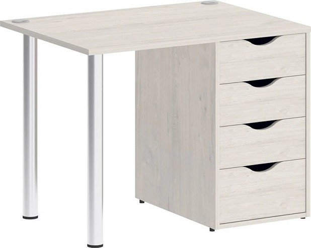 

Стол Riva Home Office VR.SP-3-98.4 Silver (дуб наварра)
