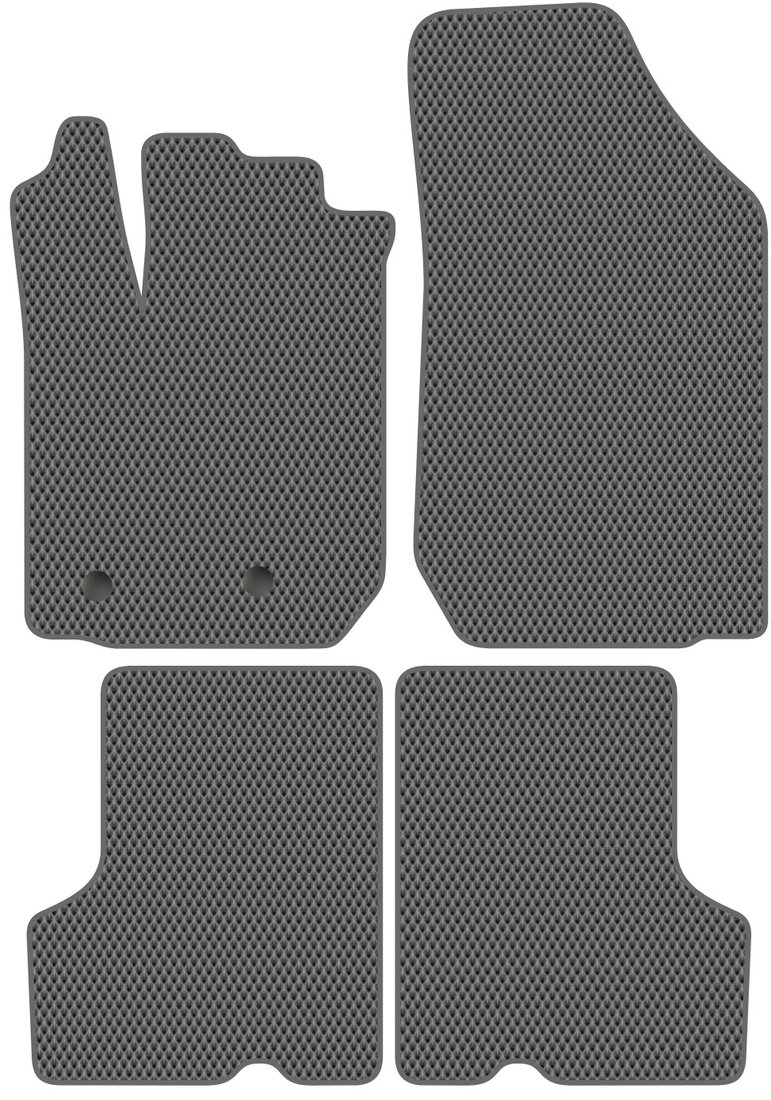 

Комплект ковриков для авто Alicosta Renault Kaptur (suv) 2016 - Н.В. (серый, ромб)