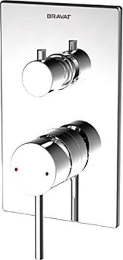 

Смеситель Bravat ARC P69193C-2-ENG с встроенным механизмом D982CP-A