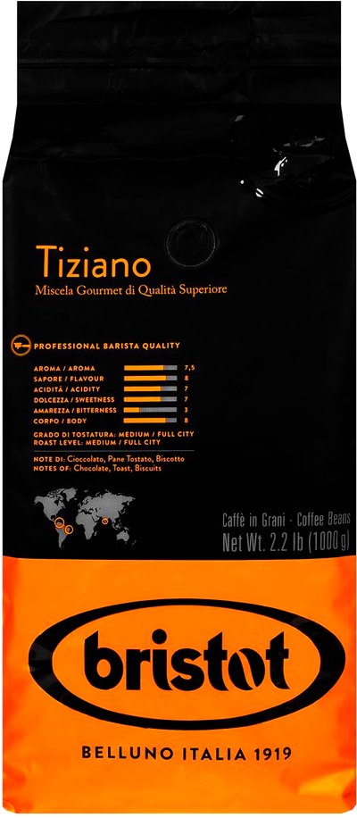 

Кофе Bristot Tiziano зерновой 1кг