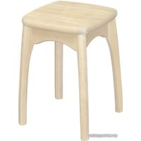 Табурет Элегия Массив с фигурной ножкой (лак бесцветный) в Бресте