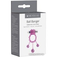 Виброкольцо ABS Holding Ball Banger Me You Us с вибропулей и метал. шариками 32006PU