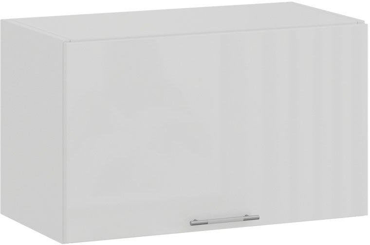 

Шкаф навесной Трия Весна 1В6Г (белый/белый глянец)