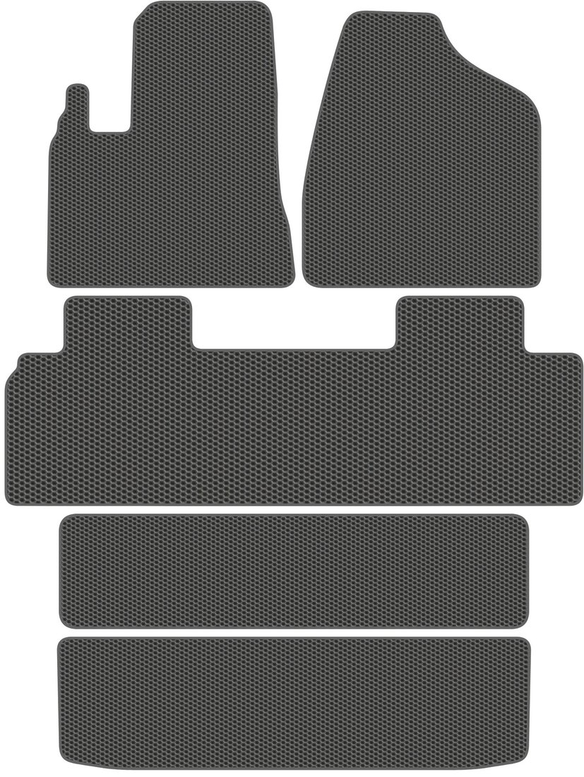 

Комплект ковриков для авто Alicosta Kia Carnival II (минивэн / VQ) +3/+4 ряд 2005 - 2010 (серый)