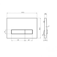 Унитаз подвесной Berges Wasserhaus Okus Rimless + АТОМ 410 AT-043397 (с сиденьем)