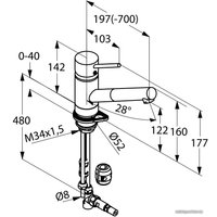 Смеситель Kludi Scope 339320575