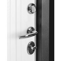 Металлическая дверь Guard MG60 МДФ/МДФ 87х205 правая (серый/белый ясень)