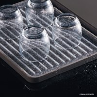 Разделочная доска OOU черный мрамор (37*25*2 cм)