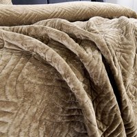 Набор текстиля для спальни Sofi De MarkO Деварта 240x260 Пок-Дв-240x260б (бежевый)