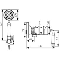 Смеситель Kaiser Vincent 31577-1 (бронза)