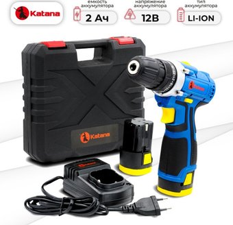 Дрель-шуруповерт KATANA PROdrive 1215/1 в кор.