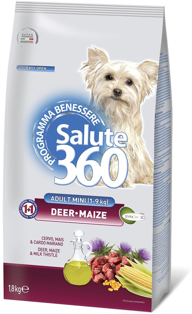 

Сухой корм для собак Pet360 Salute 360 Dog Adult Mini с олениной и кукурузой 1.8 кг