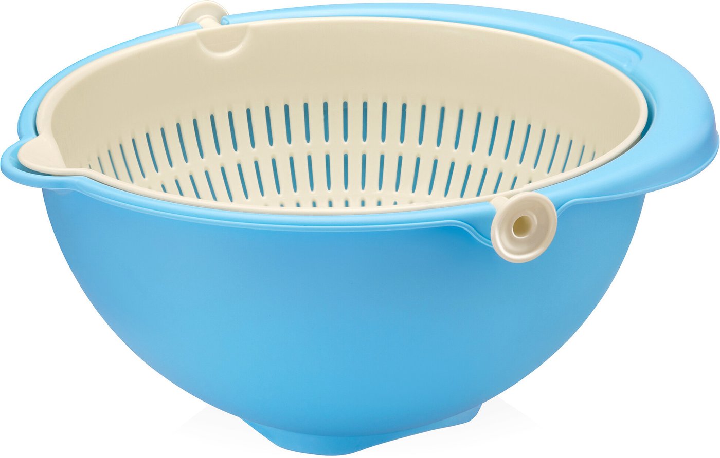 

Дуршлаг Эльфпласт Twist EP515 (голубой/молочный)