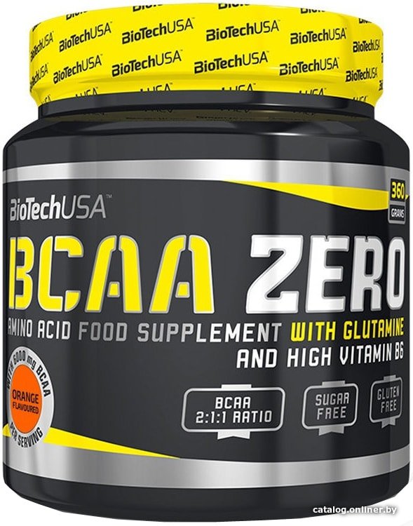 BCAA BioTech USA BCAA Zero (апельсин, 360г)