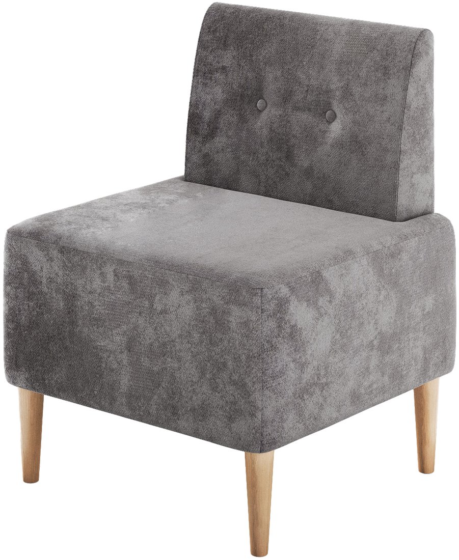 

Интерьерное кресло Mio Tesoro Четт (микровелюр/серый №23)