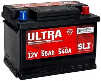Ultra PRO R+ низкий (55 А·ч)