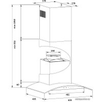 Кухонная вытяжка Germes Alt sensor inox