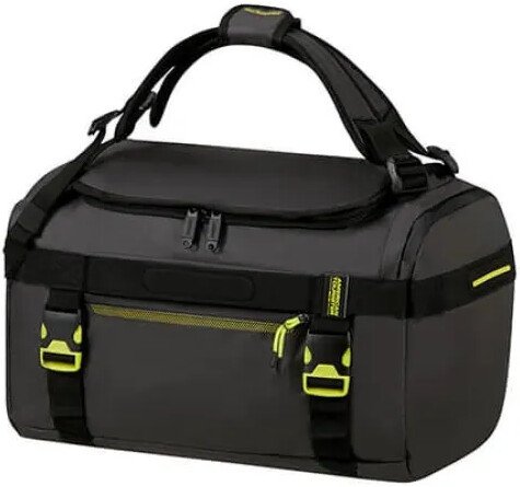 Дорожная сумка American Tourister Urban Track Black-Lime 45 см