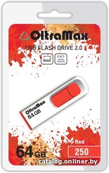 OltraMax 250 64GB (czerwony) [OM-64GB-250-Red]