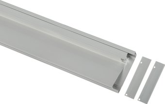 Алюминиевый профиль ЭРА Комплект с накладным анодированным профилем ЭРА 8018 80х18мм 2м