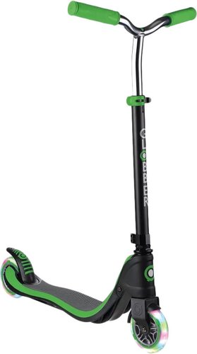 Двухколесный детский самокат Globber Flow 125 Lights (зеленый)