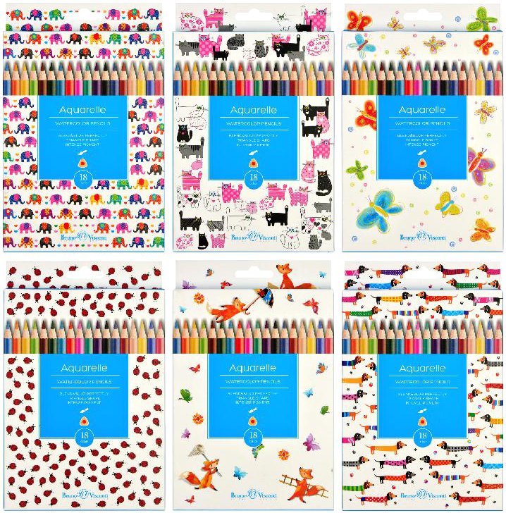 

Набор цветных карандашей Bruno Visconti Happycolor 30-0067 (18 цветов)