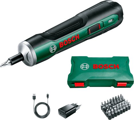 Электроотвертка Bosch PushDrive 06039C6020 (с АКБ, кейс)