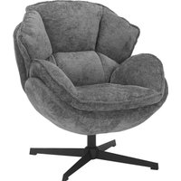 Интерьерное кресло Signal Betty (серый/черный)