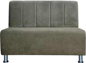 Brioli РудиП двухместный (микровелюр, В10 серо-коричневый)